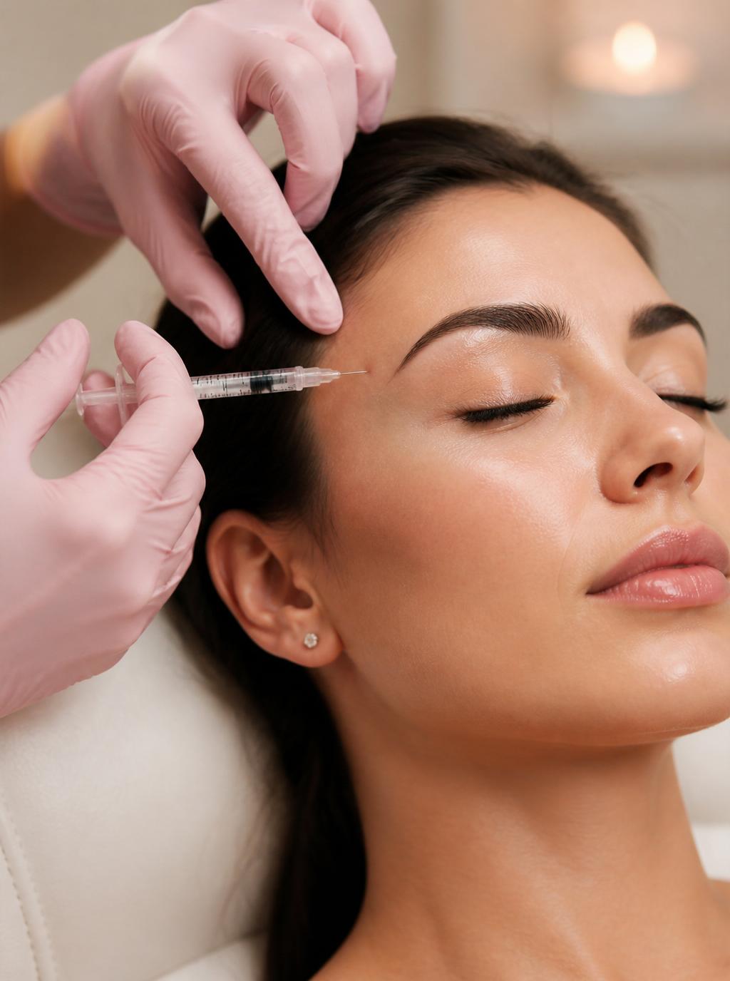 A precise med spa treatment in a calm, luxurious setting